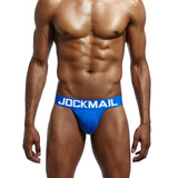 Brand Sexy Mens Underwear Jockstraps Cotton Sexy Jocks Bikini G-strings Men thong cuecas Male panties Briefs Gay underwear Penis