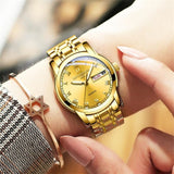 Watch Men Women Business Waterproof Clock Auto Date Silver Steel Mens Watches Fashion Casual Ladies Quartz Wristwatch NEW - ENSEIGNE DENIS