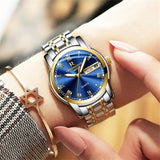 Watch Men Women Business Waterproof Clock Auto Date Silver Steel Mens Watches Fashion Casual Ladies Quartz Wristwatch NEW - ENSEIGNE DENIS