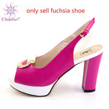 New Arrival Italian Shoes with Matching Bags Set Decorated with Rhinestone Women Shoes and Bags To Match Set Italy Party Pumps - ENSEIGNE DENIS