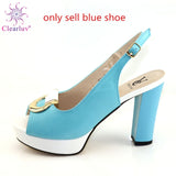 New Arrival Italian Shoes with Matching Bags Set Decorated with Rhinestone Women Shoes and Bags To Match Set Italy Party Pumps - ENSEIGNE DENIS