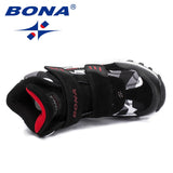 BONA New Popular Style Children Boots Hook & Loop Boys Winter Shoes Round Toe Girls Ankle Boots Comfortable Fast Free Shipping