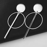 2019 Fashion Statement Clip on Earrings Geometric Earrings for Women Hanging No Hole Earrings Modern Jewelry - ENSEIGNE DENIS