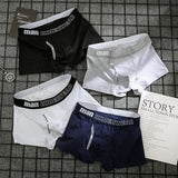 4pcs Male Panties Cotton Men's Underwear Boxers Breathable Man Boxer Solid Underpants Comfortable Brand Shorts men underwear 365