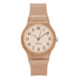 2019 New Lovers Men Women Watches Fashion Transparent Candy Color Plastic Band Casual Quartz Watches Female Male Wristwatches - ENSEIGNE DENIS