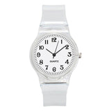 2019 New Lovers Men Women Watches Fashion Transparent Candy Color Plastic Band Casual Quartz Watches Female Male Wristwatches - ENSEIGNE DENIS