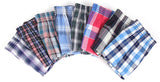 Mens Underwear Boxers Shorts Casual Cotton Sleep Underpants Quality Plaid Loose Comfortable Homewear Striped Arrow Panties - ENSEIGNE DENIS