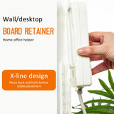 Seamless Punch Free Plug Sticker Holder Wall Fixer Power Strip Holders Storage Sockets Wall Holders Shelf Stand Holder Plug Hook