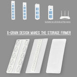 Seamless Punch Free Plug Sticker Holder Wall Fixer Power Strip Holders Storage Sockets Wall Holders Shelf Stand Holder Plug Hook