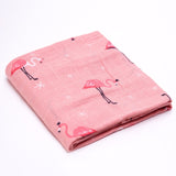 Muslinlife Baby Swaddle Wrap Soft Bamboo Cotton Blanket For Baby Stroller Use Cute Bunny Unicorn Whale Baby Blanket 120*120cm