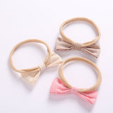 5pcs Girls Nylon Headband Hair Bows Head Band Elastic Bowknot Hairband for Children Kids Toddler Hair Accessories Headwear