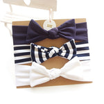 3pcs/set Baby Headband Girls Hair Accessories Cotton Rabbit Ear Turban Bow Elastic Hairband Baby Princess Christmas Day Gifts - ENSEIGNE DENIS