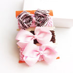 3pcs/set Baby Headband Girls Hair Accessories Cotton Rabbit Ear Turban Bow Elastic Hairband Baby Princess Christmas Day Gifts - ENSEIGNE DENIS