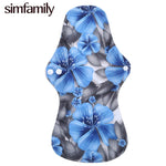 [simfamily] 10pcs Organic Bamboo Charcoal Washable Hygiene Menstrual Pads Heavy Flow Sanitary Pads Lady Cloth Pad Reusable Pads