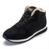 Men boots Men's Winter Shoes Fashion Snow Boots Shoes Plus Size Winter Sneakers Ankle Men Shoes Winter Boots Black Blue Footwear - ENSEIGNE DENIS