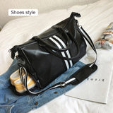 PU Leather Sports For Fitness Yoga Bags Women Travel Sport Handbag Crossbody Waterproof Training Gym Bags Shoes Storage XA932WD - ENSEIGNE DENIS