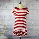 Mother kids Mom and daughter dress striped mother daughter dresses