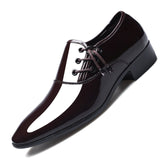 Mazefeng 2019 Men Dress Shoes Men Formal Shoes Leather Luxury Fashion Groom Wedding Shoes Men Oxford Shoes Dress Plus Size 38-48 - ENSEIGNE DENIS
