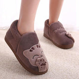 Winter Kids Slippers Toddler Girls Animal Cat Flip Flop Plush Parent Slides Baby Boys Indoor Shoes Warm House Children Slippers - ENSEIGNE DENIS