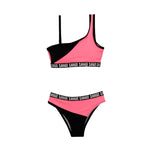 Andzhelika 2020 New Children Swimsuit One shoulder Bikini Patchwork Girls Sports Swimsuit Child Bikini Swimwear Kid Bathing Suit - ENSEIGNE DENIS