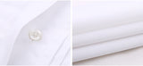 White Men Tuxedo Shirt Regualr Fit Plus Size French Cufflinks Long Sleeve Luxury Wedding Party Male 6xl