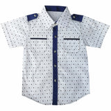 Summer 2020 New Baby Shirt Boy Menino Camisa Boys Shirts Short Sleeve Classic Casual Shirt Kids Clothing Lapel Kids Clothing - ENSEIGNE DENIS