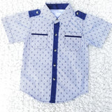 Summer 2020 New Baby Shirt Boy Menino Camisa Boys Shirts Short Sleeve Classic Casual Shirt Kids Clothing Lapel Kids Clothing - ENSEIGNE DENIS