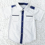 Summer 2020 New Baby Shirt Boy Menino Camisa Boys Shirts Short Sleeve Classic Casual Shirt Kids Clothing Lapel Kids Clothing - ENSEIGNE DENIS