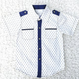 Summer 2020 New Baby Shirt Boy Menino Camisa Boys Shirts Short Sleeve Classic Casual Shirt Kids Clothing Lapel Kids Clothing - ENSEIGNE DENIS