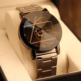 Splendid Original Brand Couple Watch Men Watch Women Stainless Steel Fashion Pair Watches Clock reloj hombre reloj mujer montre - ENSEIGNE DENIS