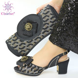 New African Shoes and Bag Set for Party Italian Women Shoes and Bag Set In Italy Nigerian Shoes and Matching Bags for Wedding - ENSEIGNE DENIS