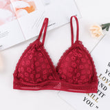 Women Lace Bra Sets Seamless Underwear Backless Vest Sexy Panties Padded Bralette Lingerie Ultrathin Briefs Female Intimates #F - ENSEIGNE DENIS