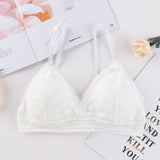 Women Lace Bra Sets Seamless Underwear Backless Vest Sexy Panties Padded Bralette Lingerie Ultrathin Briefs Female Intimates #F - ENSEIGNE DENIS