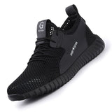 Male Work Safety Shoes Men Boots Outdoor Military Boots Steel Toe Working Shoes For Men Shoes Puncture Proof Safety Shoes 2020 - ENSEIGNE DENIS