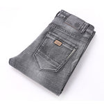 AIRGRACIAS Brand Jeans Retro Nostalgia Straight Denim Jeans Men Plus Size 28-40 Casual Men Long trousers - ENSEIGNE DENIS