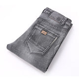 AIRGRACIAS Brand Jeans Retro Nostalgia Straight Denim Jeans Men Plus Size 28-40 Casual Men Long trousers - ENSEIGNE DENIS