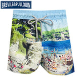 2020 Brand Brevile pullquin Beach Board Shorts Men Turtles Swimwear Flamingo Penguin Pineapple Man Boardshorts Quick Dry M-XXXL - ENSEIGNE DENIS