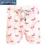 2020 Brand Brevile pullquin Beach Board Shorts Men Turtles Swimwear Flamingo Penguin Pineapple Man Boardshorts Quick Dry M-XXXL - ENSEIGNE DENIS