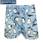 2020 Brand Brevile pullquin Beach Board Shorts Men Turtles Swimwear Flamingo Penguin Pineapple Man Boardshorts Quick Dry M-XXXL - ENSEIGNE DENIS