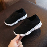 New Baby Sneakers 2020 Fashion Children's Flat Shoes Baby Kids Girls Shoes Stretch Breathable Mesh Sports Running Shoes - ENSEIGNE DENIS