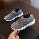 New Baby Sneakers 2020 Fashion Children's Flat Shoes Baby Kids Girls Shoes Stretch Breathable Mesh Sports Running Shoes - ENSEIGNE DENIS