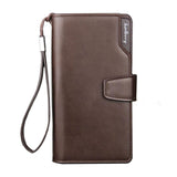 Baellerry Men Wallets Long Style High Quality Card Holder Male Purse Zipper Large Capacity Brand PU Leather Wallet For Men - ENSEIGNE DENIS