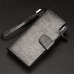 Baellerry Men Wallets Long Style High Quality Card Holder Male Purse Zipper Large Capacity Brand PU Leather Wallet For Men - ENSEIGNE DENIS