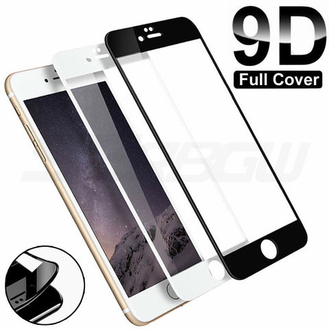 9D Curved Edge Full Cover Tempered Glass For iPhone 7 8 6 6S Plus Screen Protector on iphone7 iphone8 iphone6 iphone6s Glas Film - ENSEIGNE DENIS