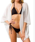 Women Chiffon Beach Dress Bathing Suit Cardigan Swimsuit Bikini Swimwear Cover Up Kimono Pareo Robe De Plage Tunic 2020 Summer - ENSEIGNE DENIS