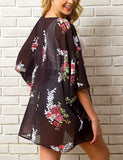 Women Chiffon Beach Dress Bathing Suit Cardigan Swimsuit Bikini Swimwear Cover Up Kimono Pareo Robe De Plage Tunic 2020 Summer - ENSEIGNE DENIS