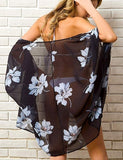 Women Chiffon Beach Dress Bathing Suit Cardigan Swimsuit Bikini Swimwear Cover Up Kimono Pareo Robe De Plage Tunic 2020 Summer - ENSEIGNE DENIS