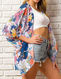 Women Chiffon Beach Dress Bathing Suit Cardigan Swimsuit Bikini Swimwear Cover Up Kimono Pareo Robe De Plage Tunic 2020 Summer - ENSEIGNE DENIS