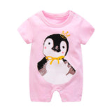 2020 cartoon anime short Newborn Baby Clothes pure cotton Summer Rompers Kids Baby Girl Jumpsuit Toddler Costume for boys romper - ENSEIGNE DENIS