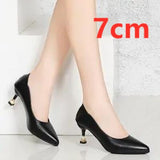 Marlisasa Women Cute Sweet Brown Slip on High Heel Stiletto Ladies Pink & White Party High Shoes Fashion Pump Talon Femme H2428b - ENSEIGNE DENIS